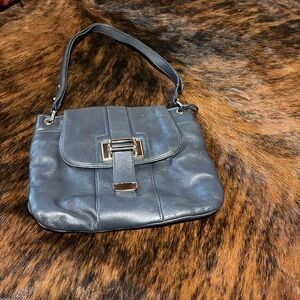 Liz Claiborne charcoal grey purse